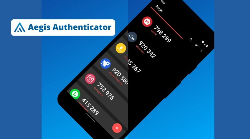 Android - Aegis Authenticator - 2FA open source
