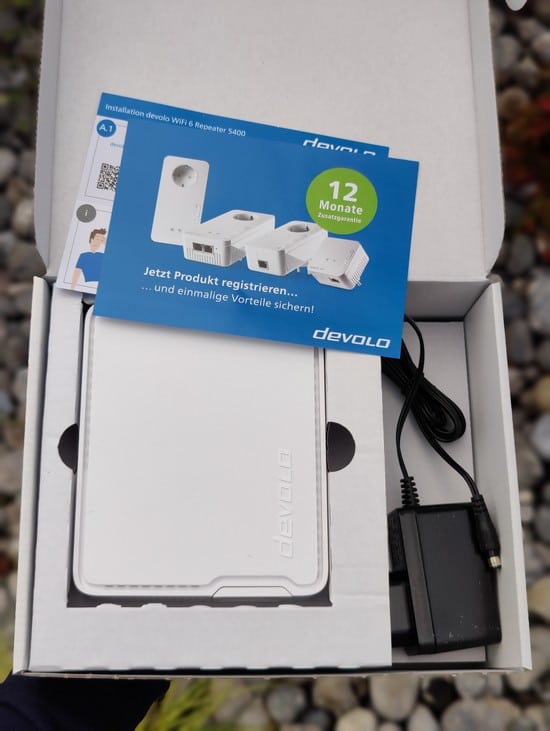 Devolo Repeater 5400 - Contenu de la boite