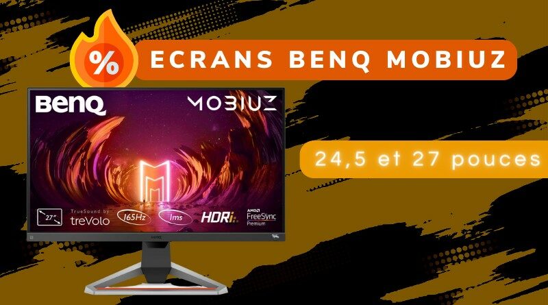 Ecrans BenQ MOBIUZ - Promo