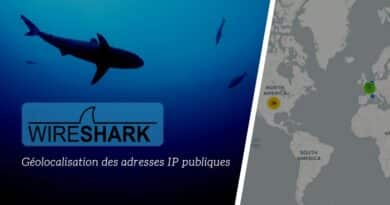 Géolocalisation des adresses IP dans Wireshark