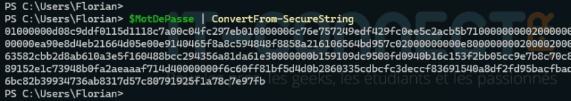 PowerShell - ConvertFrom-SecureString