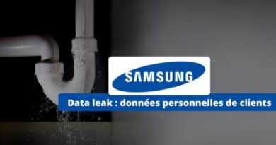 Samsung - Fuite de données personnelles de clients - 2022