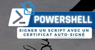 Signer un script PowerShell avec un certificat auto-signé