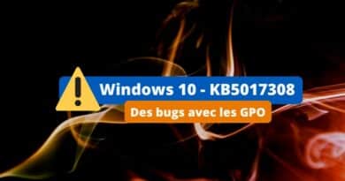 Windows 10 - KB5017308 - Bug GPO