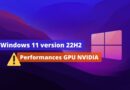 Windows 11 22H2 - Lags GPU NVIDIA