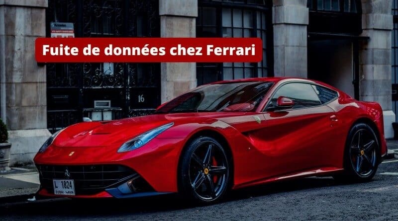 Fuite de données chez Ferrari