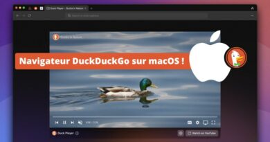 Navigateur DuckDuckGo sur macOS