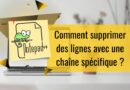 Notepad - Supprimer des lignes avec une chaine spécifique