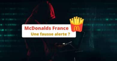 Piratage McDonalds France - Fausse alerte