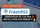 Tutoriel FreshRSS Debian 11