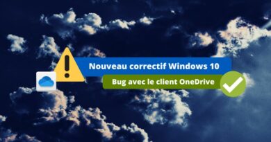 Windows 10 KB5020953 - Correctif Bug OneDrive