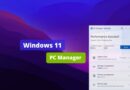 Windows 11 - PC Manager