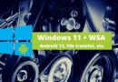 Windows 11 WSA - Android 13