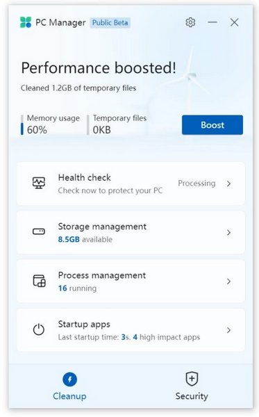 Windows PC Manager - 1