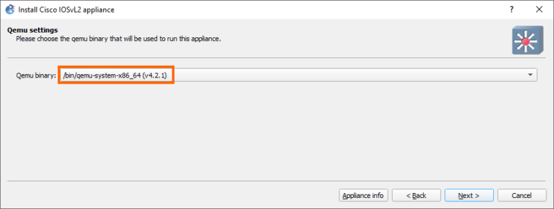 GNS3 - Importer image Cisco - Etape 6