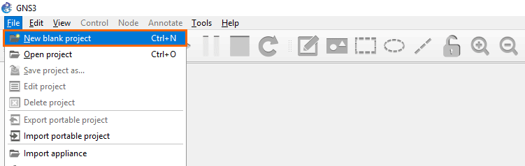 GNS3 - Créer un switch Cisco - Etape 3