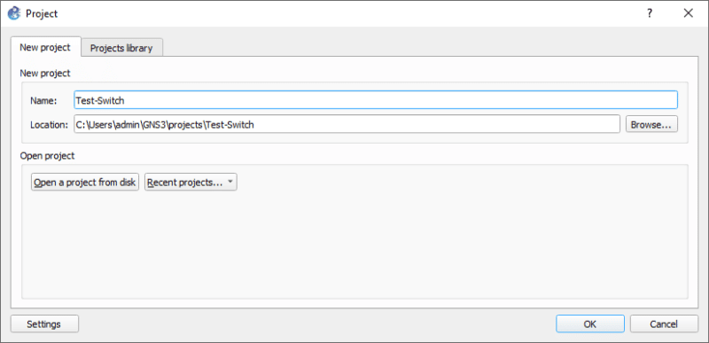GNS3 - Créer un switch Cisco - Etape 4