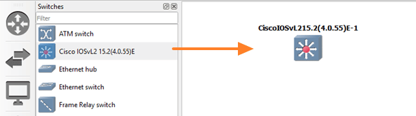 GNS3 - Créer un switch Cisco - Etape 6