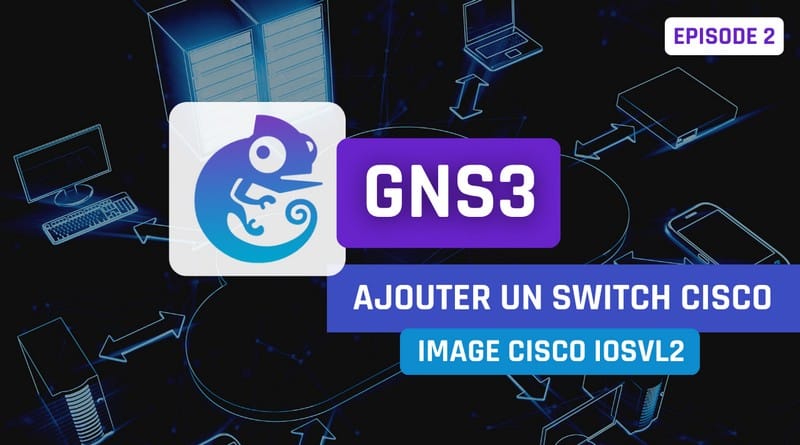 GNS3 Importer une image Cisco et créer un switch