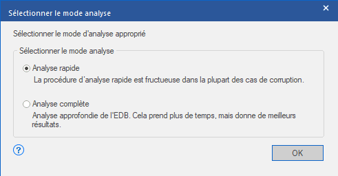 Stellar Repair for Exchange - Etape 2