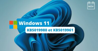 Windows 11 - KB5019980 et KB5019961