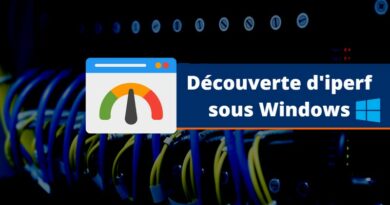 Windows - Test bande passante avec iperf