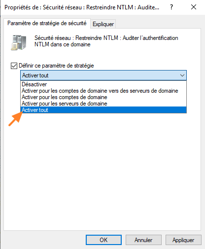 Active Directory - Auditer NTLM
