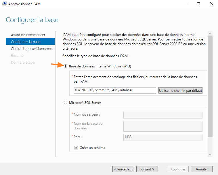 Configurer IPAM sous Windows Server 2022 - Etape 2