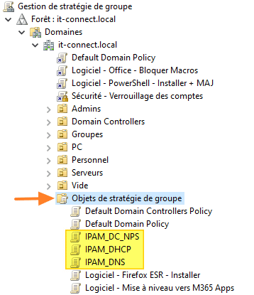 Configurer IPAM sous Windows Server 2022 - Etape 7