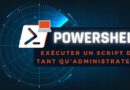 Exécuter un script PowerShell en tant qu'admin RunAs