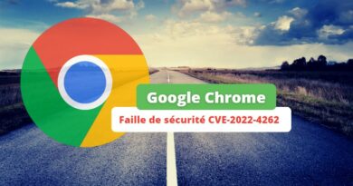 Google Chrome - Faille de sécurité CVE-2022-4262