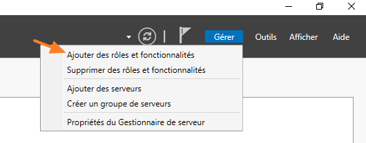 Installer IPAM sous Windows Server 2022 - Etape 1