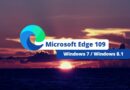 Microsoft Edge 109 dernière version pour Windows 7 et Windows 8.1