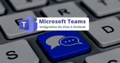 Microsoft Teams - Intégration du chat à Outlook