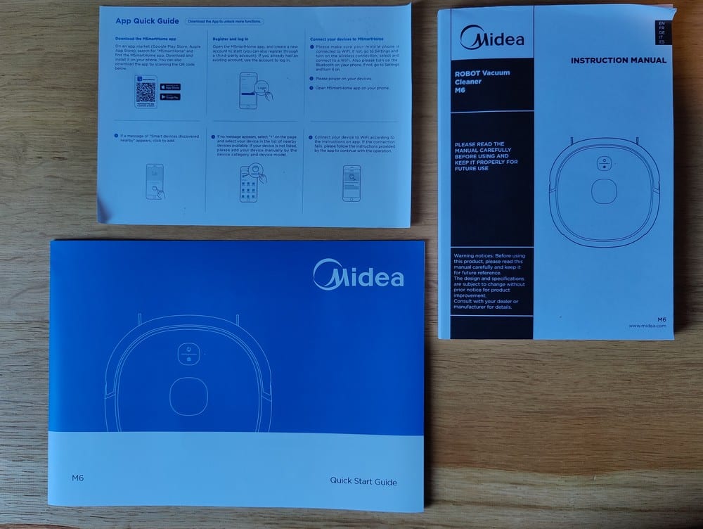 Midea M6 - Accessoires