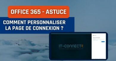 Office 365 - Microsoft 365 - Personnaliser page connexion