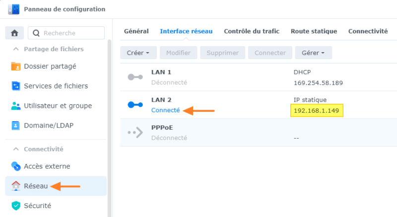 Synology - Activer le Wake On LAN
