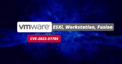 VMware ESXi - CVE-2022-31705