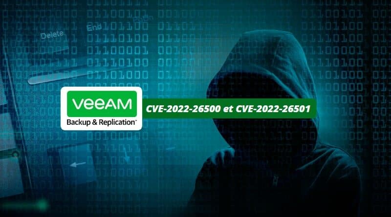 Veeam Backup & Replication - CVE-2022-26500 et CVE-2022-26501