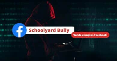 Vol de comptes Facebook - Schoolyard Bully - 2022