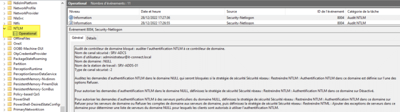 Windows - Journal NTLM