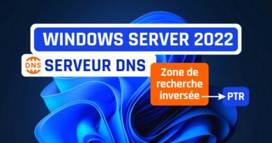 Windows Server 2022 DNS - Zone de recherche inversée