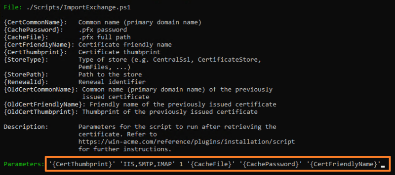 Exchange Win-ACME - Etape 9