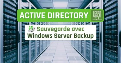 Sauvegarde AD avec Windows Server Backup