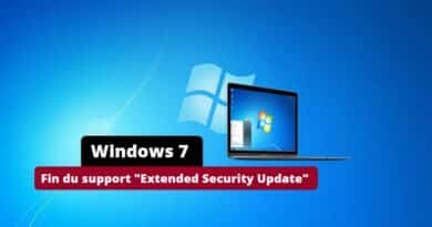 Windows 7 - Fin du support ESU 2023