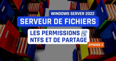 Windows Server - Permissions NTFS et permissions de partage