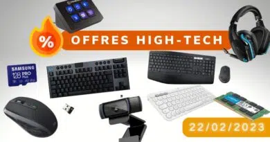 Bons plans high-tech 22 février 2023