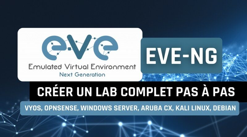 Eve-NG - Créer un lab complet pas à pas