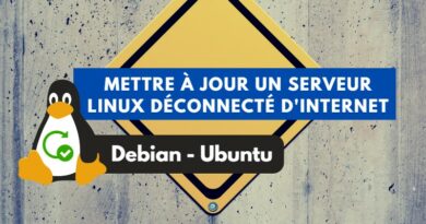 Mettre à jour serveur Linux déconnecté Internet - Debian Ubuntu