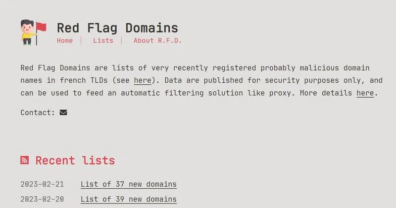 Red Flag Domains FR